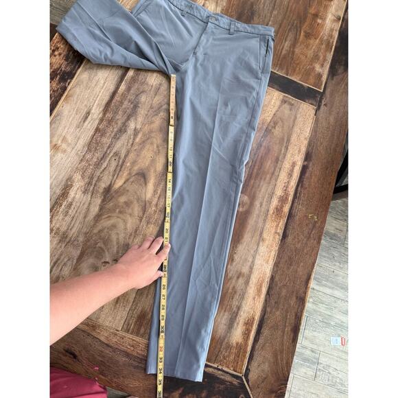 Lululemon Men's Gray Stretch Cotton VersaTwill Slim-Fit Trouser Pants Size 36 - Picture 3 of 5